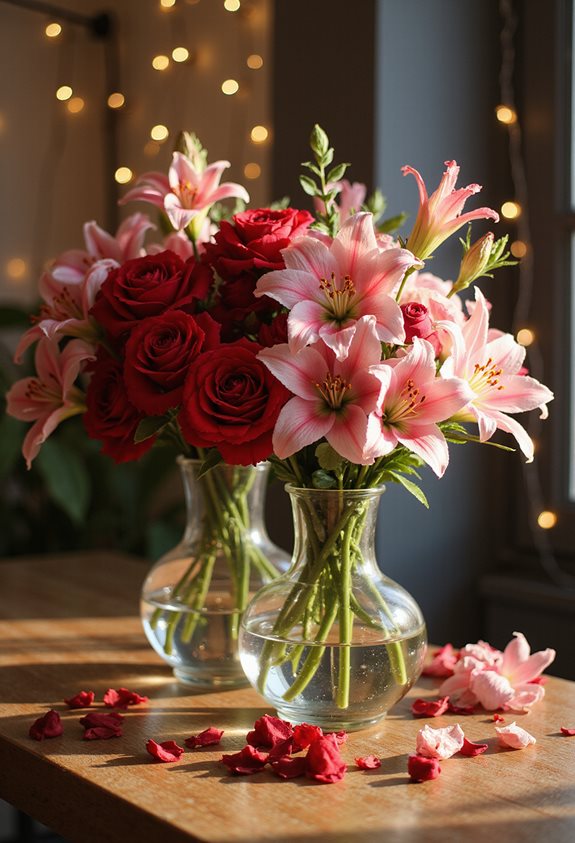 vases élégants pour fleurs