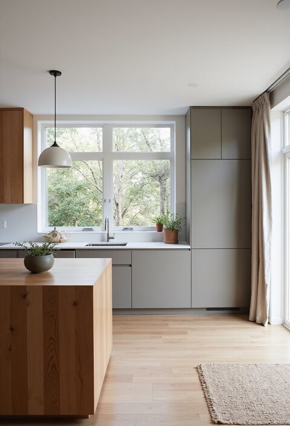 design de cuisine ouverte fonctionnelle