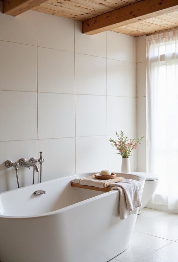 accessoires de bain japonais harmonieux