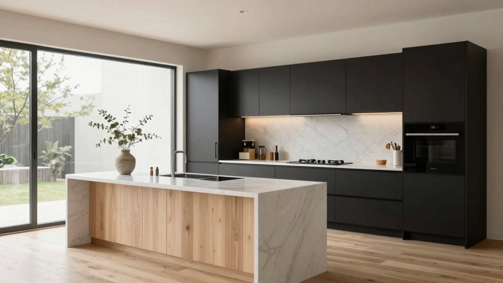 idées de design de cuisine japandi