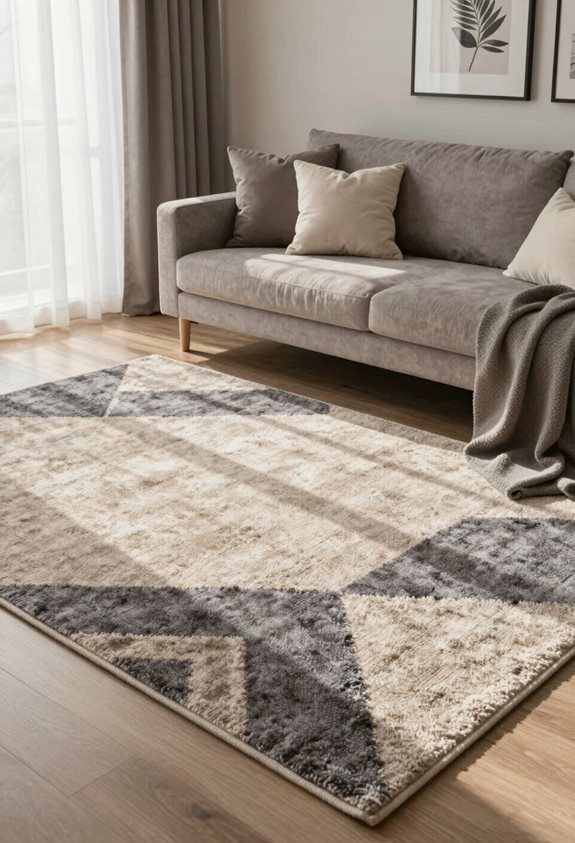 superposition de tapis pour le style
