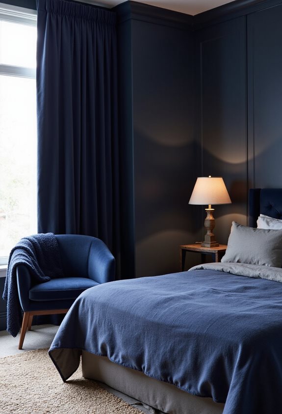 textures luxueuses bleu foncé