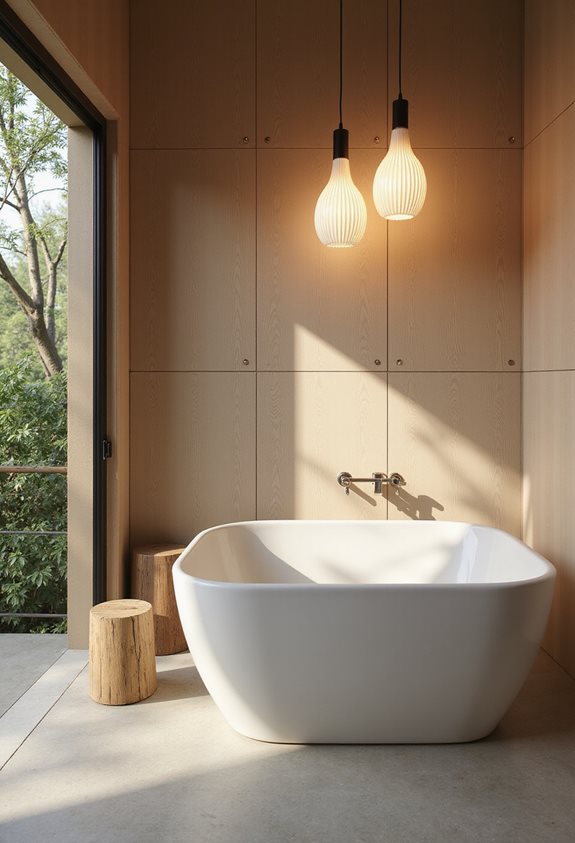 un éclairage minimaliste améliore l'ambiance