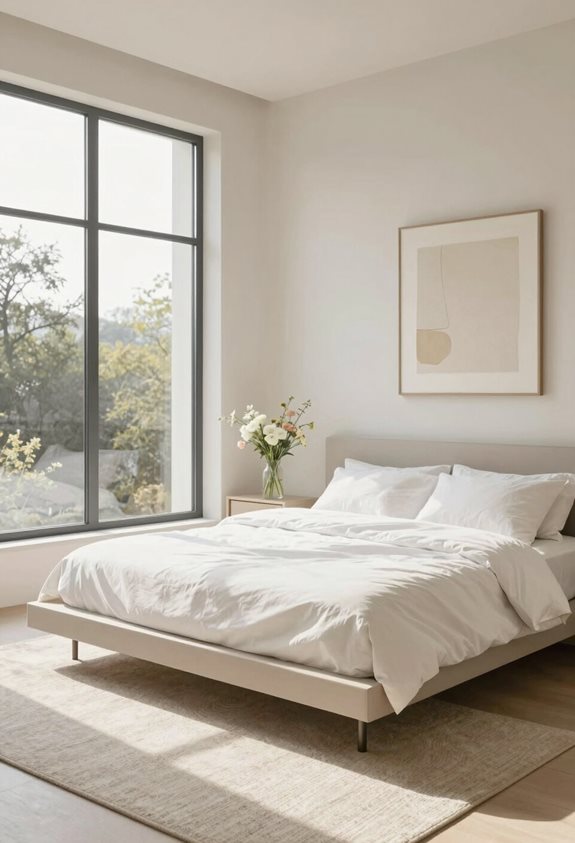 conseils sur la simplicité d'une chambre minimaliste