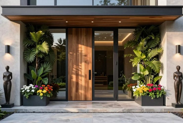 inspirations pour l'entrée d'une maison moderne