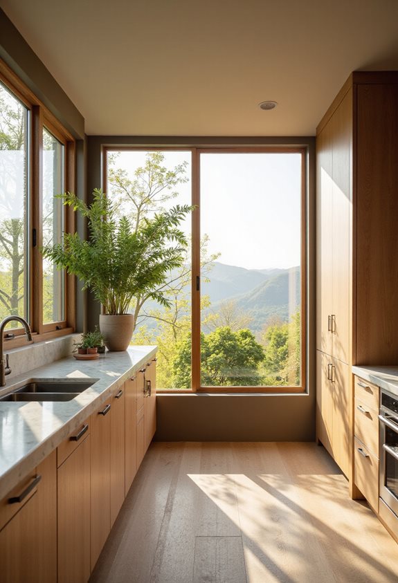 la lumière naturelle embellit les cuisines