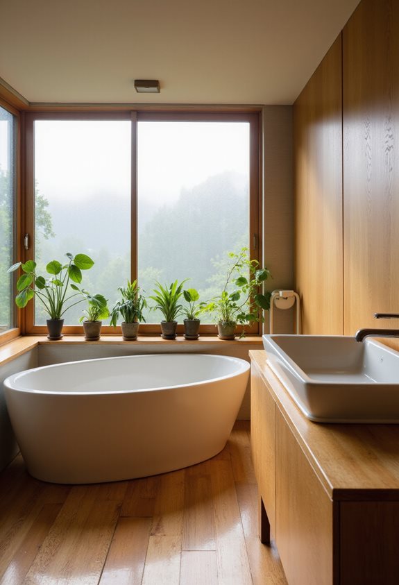 éléments en bois naturel chaleur