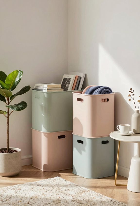 coins organisés avec rangement