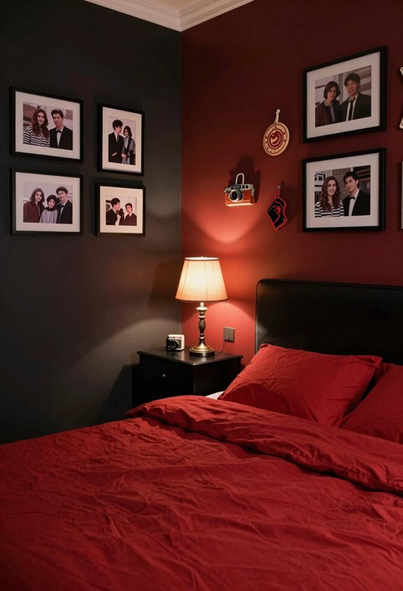 espace personnalisé avec des souvenirs