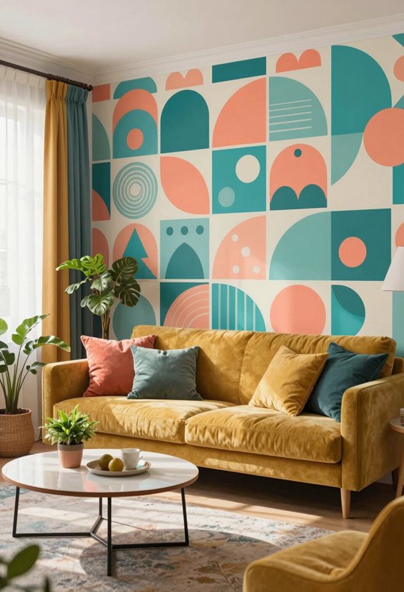 le papier peint ludique améliore les espaces