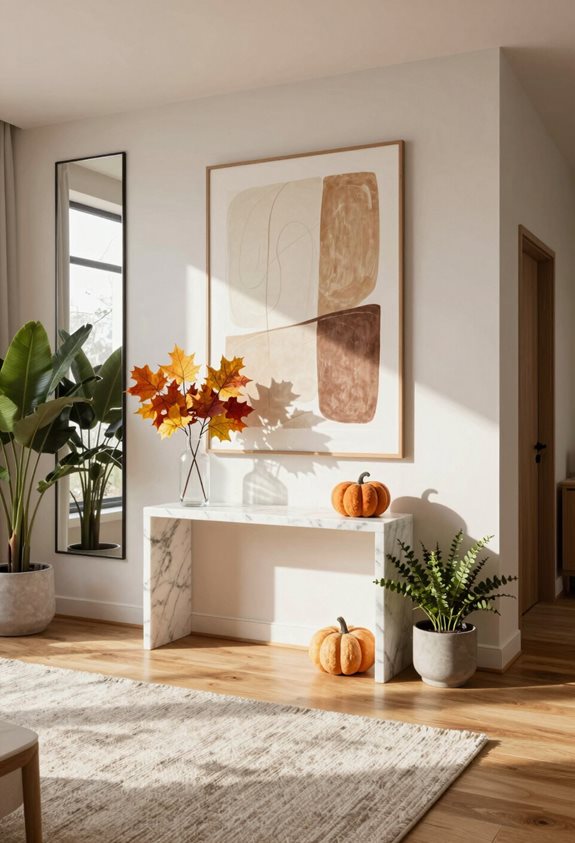 rafraîchissements décoratifs saisonniers d'un espace