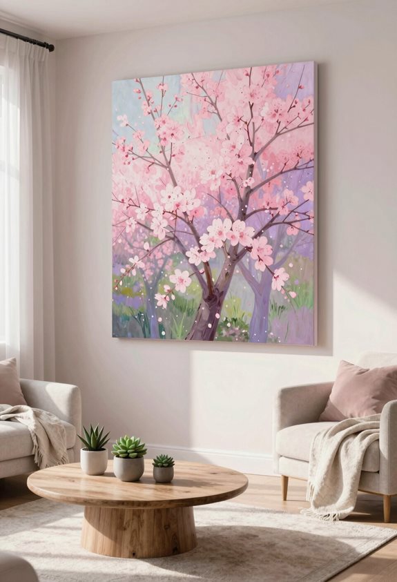 rafraîchissement de décor mural saisonnier