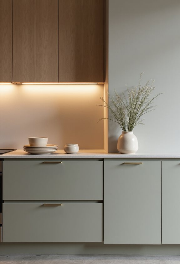 palette de couleurs douces et apaisantes