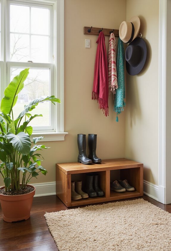 plateau à chaussures pour la propreté