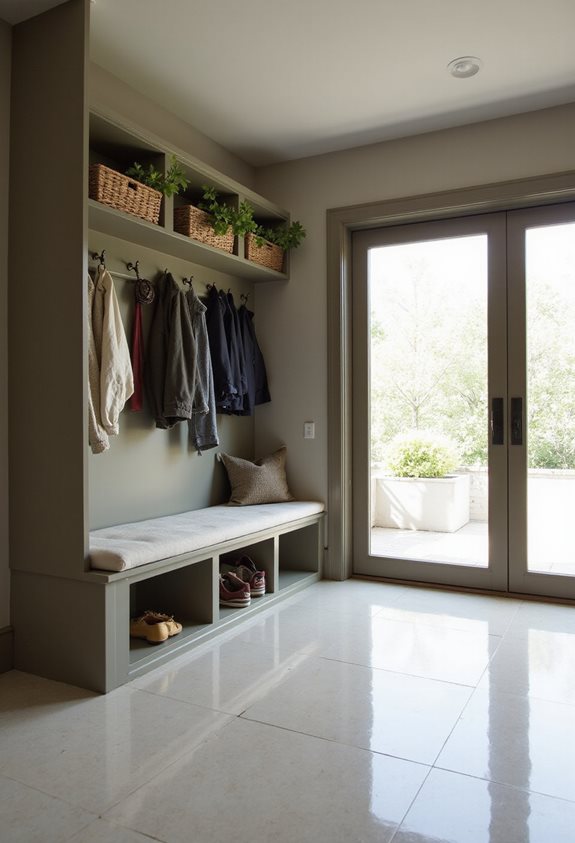 Les portes coulissantes maximisent l'espace