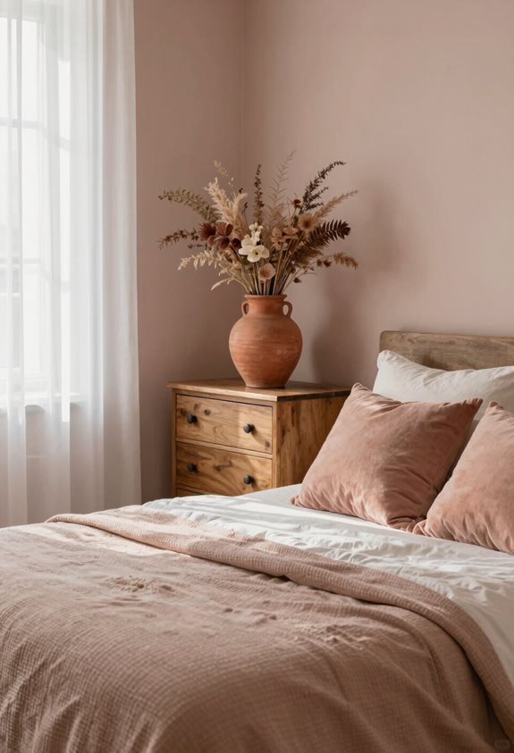 rose doux ou terracotta audacieux