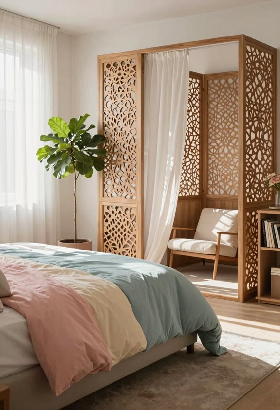 séparateurs de pièce définissant l'espace