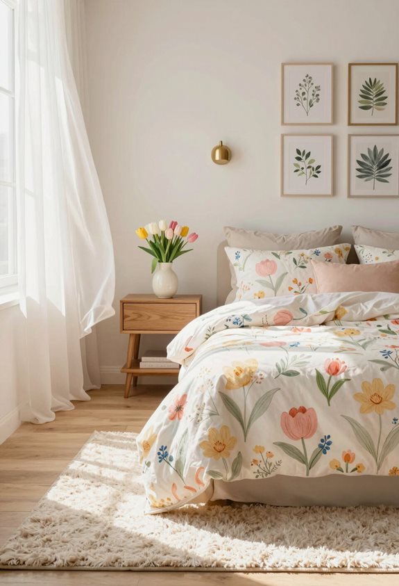 mises à jour des accessoires de chambre de printemps