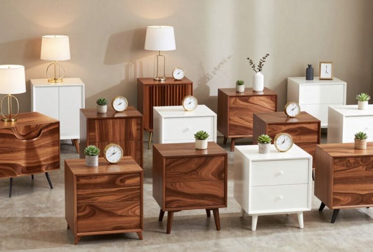 tables de nuit élégantes pour chambres