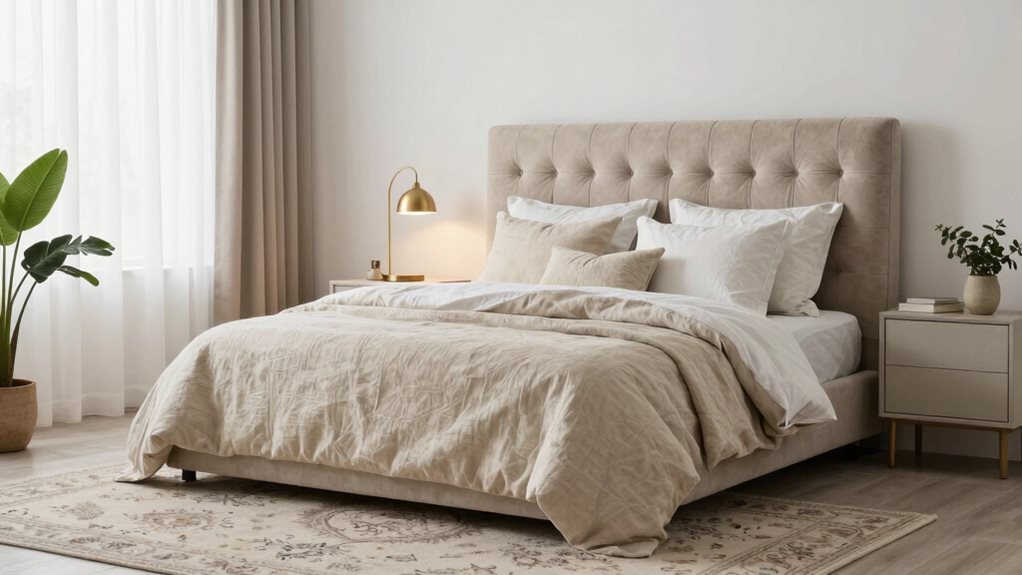 inspirations de chambre taupe et blanche