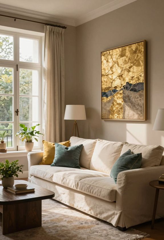 le taupe améliore l'éclairage cozy