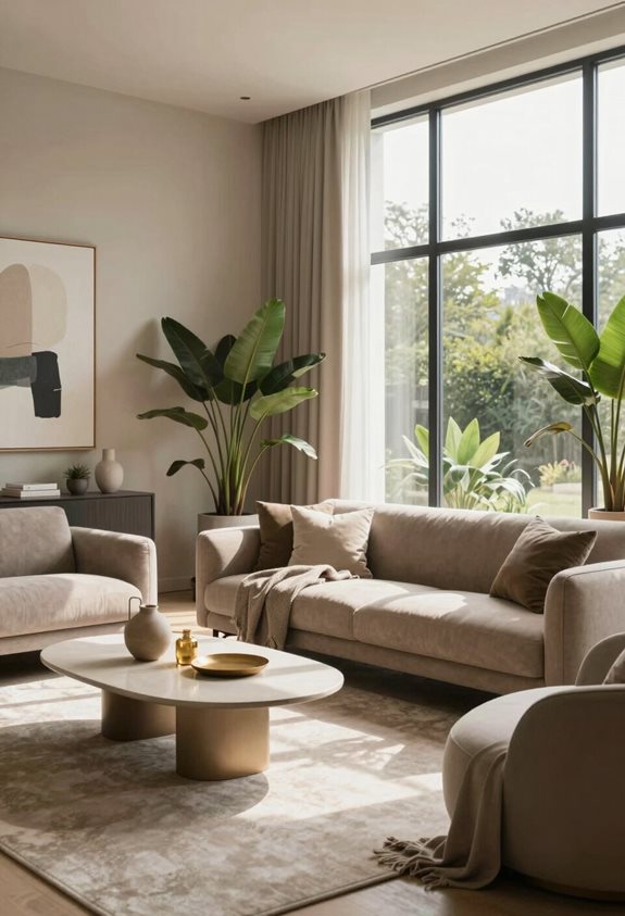 taupe évoque une élégance calme