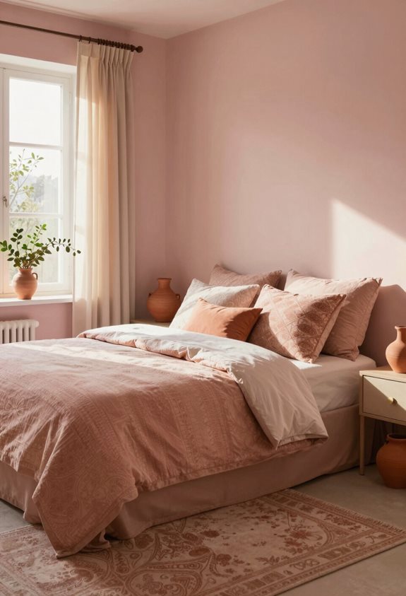 chaleur de la terre cuite dans le design