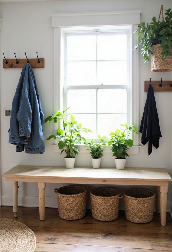 transformer la salle de boue avec des plantes