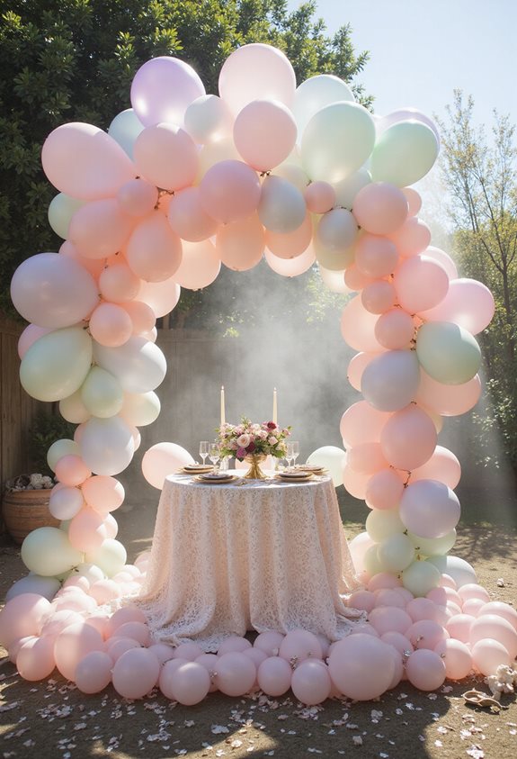 décorations de ballons fantaisistes de la Saint-Valentin