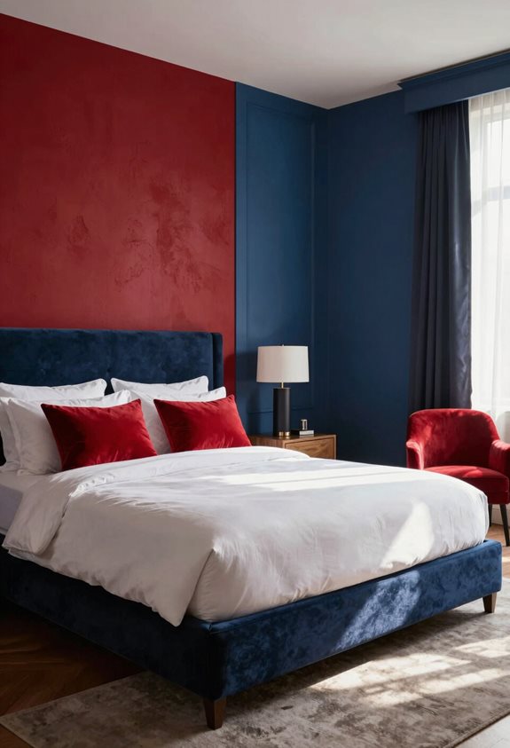 mur accent vibrant et dramatique