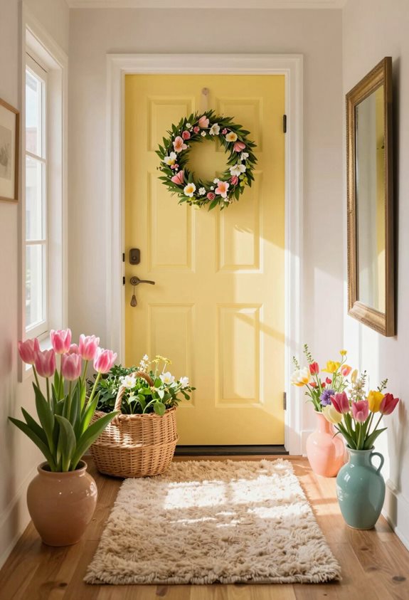 idées de décoration d'entrée vibrantes