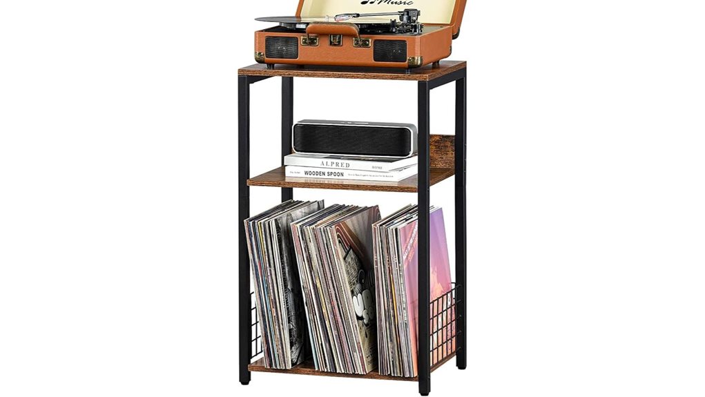 support stand en vinyle vintage