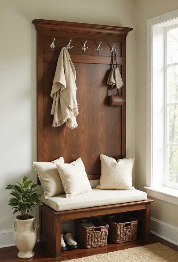 solution de porte-manteau mural