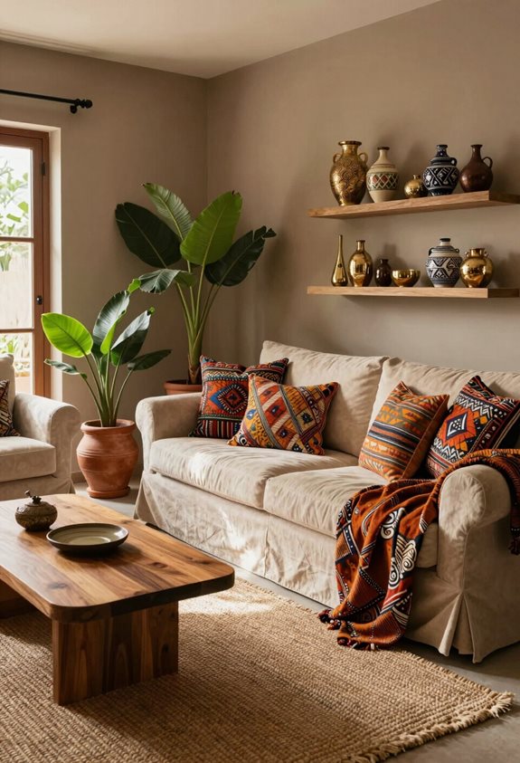 chaleur avec des accents taupe