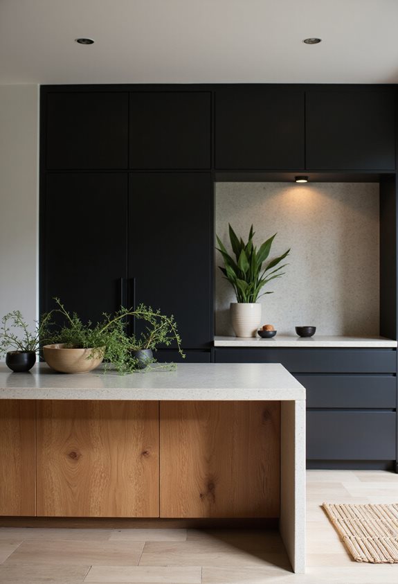 idées de décor de cuisine inspirées du zen