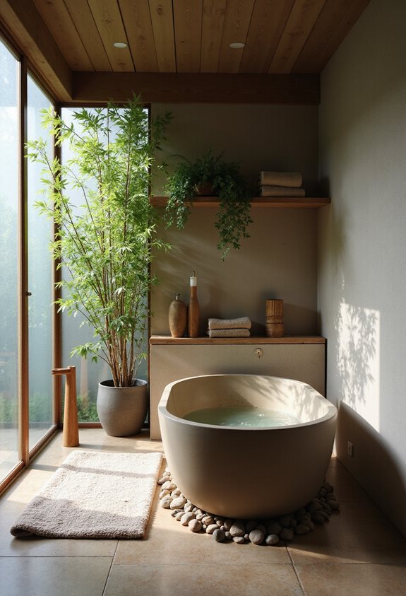 plantes de salle de bain pour relaxation zen