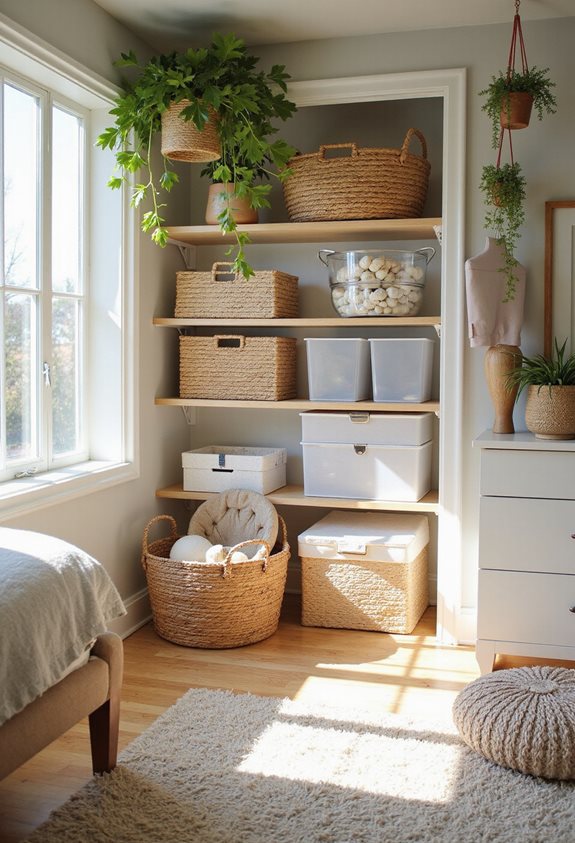 des organisateurs de placard abordables transforment le chaos