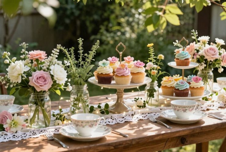 magnifiques décorations de fête du thé faites maison