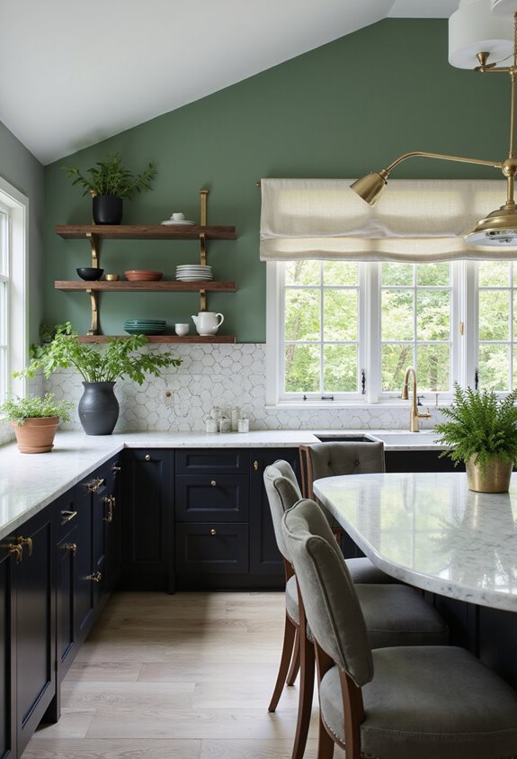 accents vert sauge audacieux