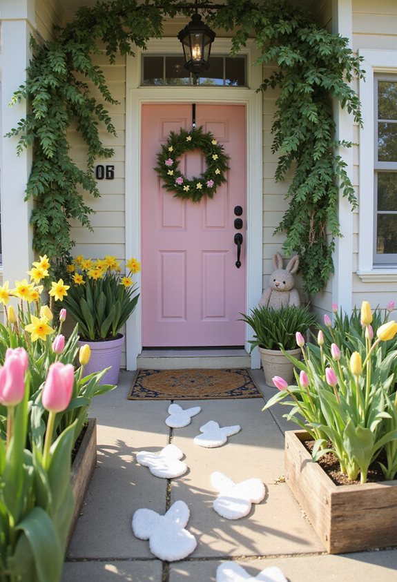 sentier charmant de lapin