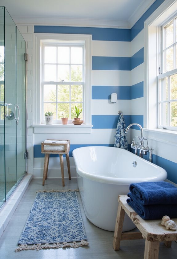 ambiance de salle de bain de plage côtière