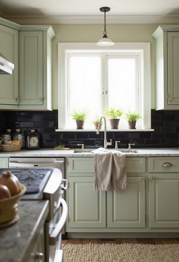 armoire vert sauge cocooning