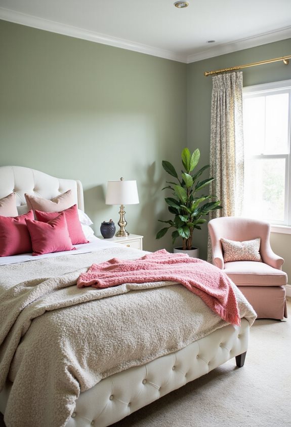 coussins décoratifs colorés