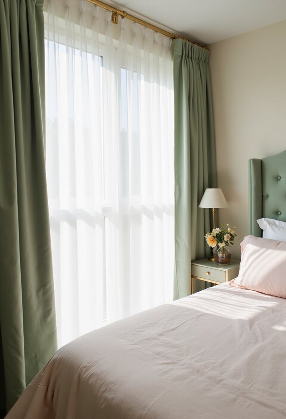 créer des esthétiques de rideaux cohésives