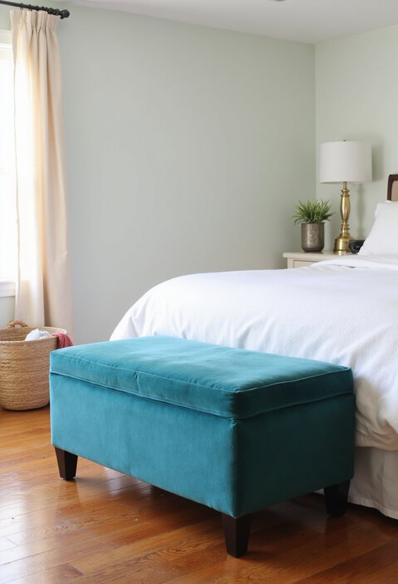 ottoman élégant pour la fonctionnalité