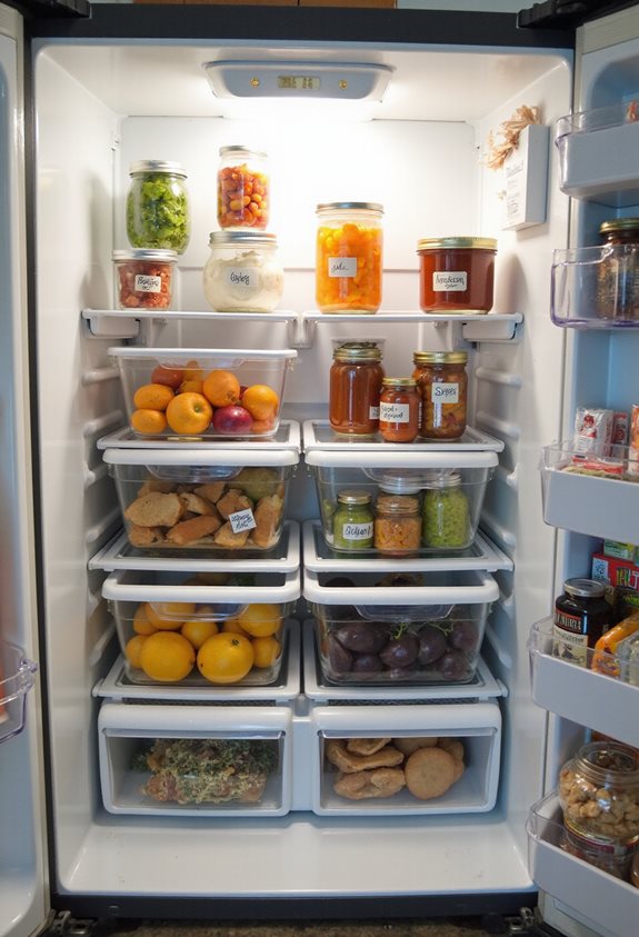 étiquetez vos articles dans le réfrigérateur