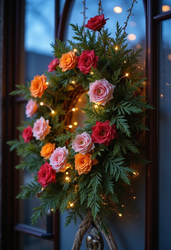 ambiance magique et lumineuse du soir