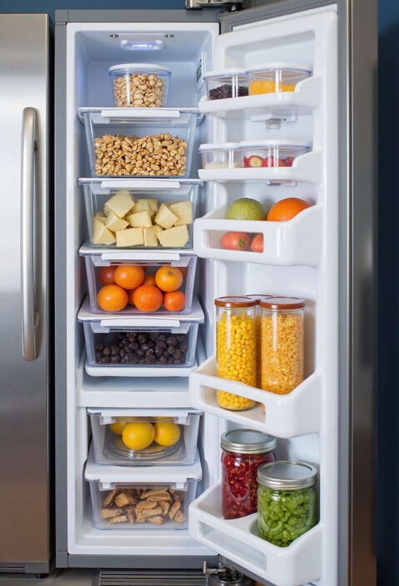 maximiser l'espace vertical du réfrigérateur