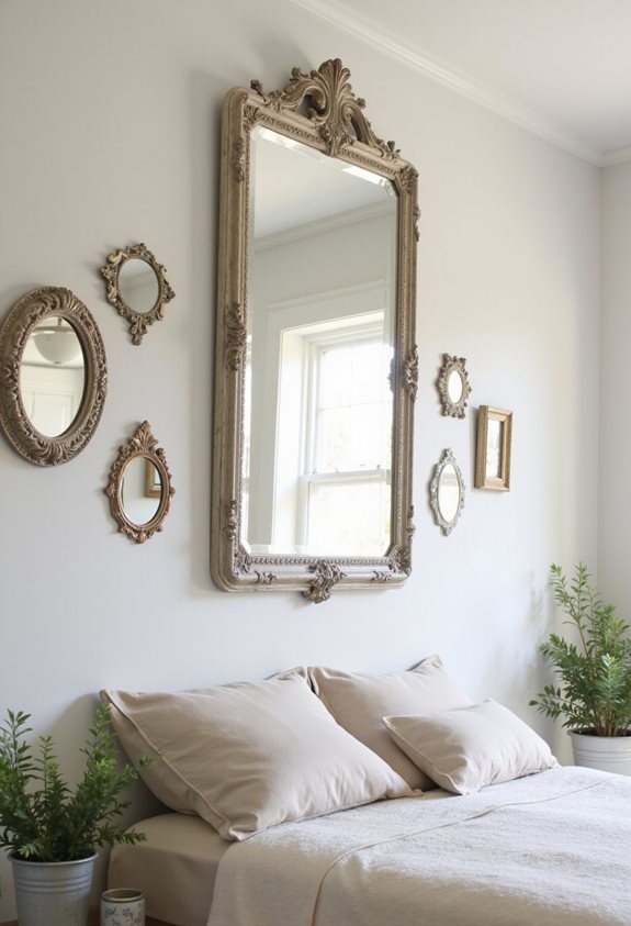 Les miroirs améliorent l'espace et la lumière