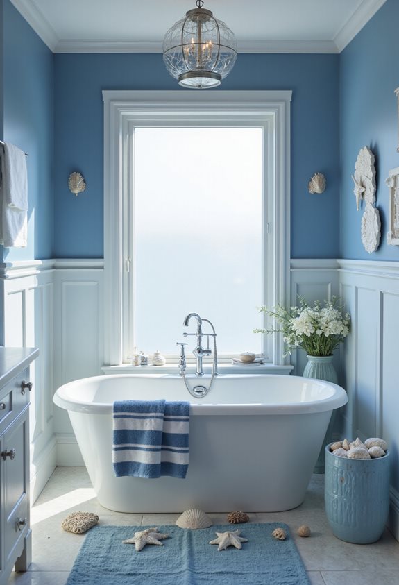 décor de salle de bain nautique aventure